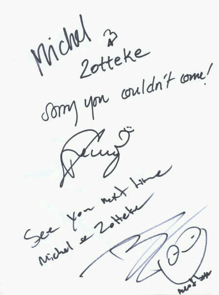 Jenny and Ulf from ace of base wrote this for me!!